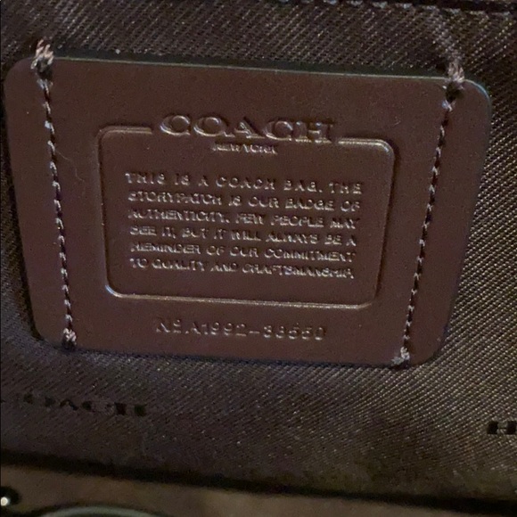 Coach Dreamer 36 Mixed Leather Black Gunmetal - Picture 9 of 10